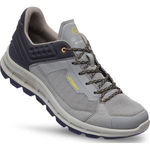 Grisport - Delta Low - Wandelschoen - Grey/Blue - Greased Leather/Nubuck