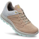 Grisport Nova Low Wandelschoenen Beige/Lichtblauw - Dames