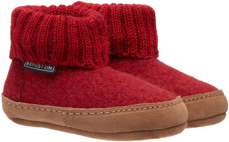 Bergstein - Cozy Lux - Pantoffel - Rood - Scheerwol