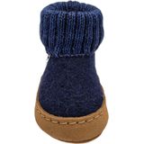 Bergstein - Cozy Lux - Pantoffels - Grijs - Scheerwol - Leer