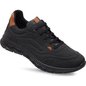 Grisport - 44502-01 - Wandelschoenen - Zwart - Leer/Nubuck