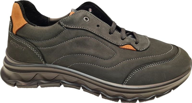 Grisport - 44502-01 - Wandelschoenen - Zwart - Leer/Nubuck