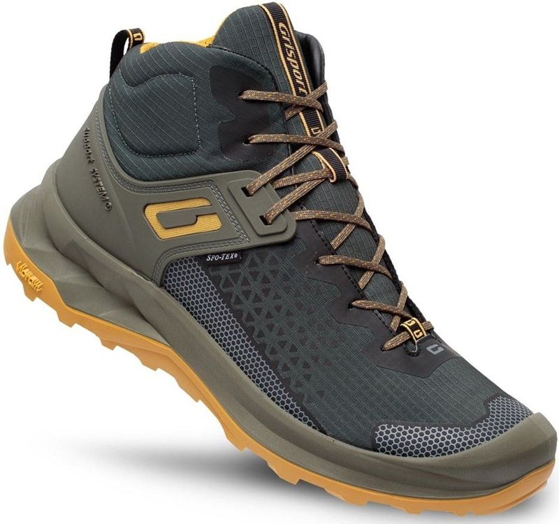Grisport - Explorer Mid - Wandelschoenen - Groen Geel - Stevig Materiaal