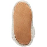 Bergstein - Cozy Baby Slofjes - Off-White - Scheerwol - Leer