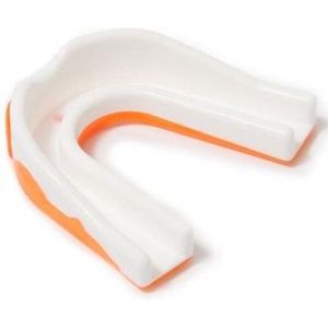 Reece mouthguard dental impact shield in de kleur wit/oranje.