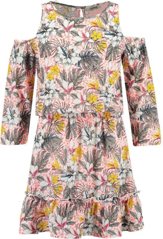 Garcia - Meisjes Jurk - Neon Orange - Katoen