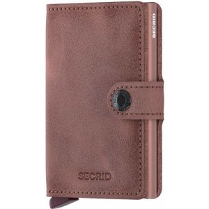 Secrid Pasjeshouder / Kaarthouder Kunstleer Miniwallet Vintage Paars