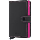 Secrid Miniwallet matte black & fuchsia