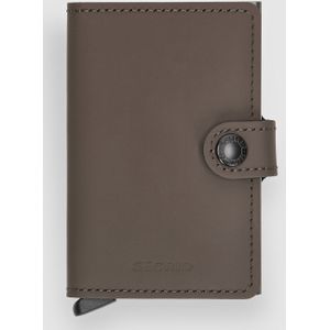 Secrid Pasjeshouder / Kaarthouder  -  Leer - Miniwallet Matte - taupe