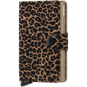 Secrid Pasjeshouder / Kaarthouder Kunstleer Miniwallet Leo Beige