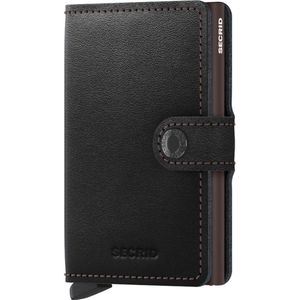 Secrid Miniwallet black brown pasjeshouder
