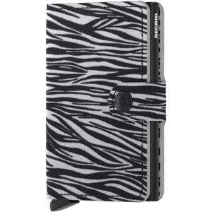 Secrid Miniwallet Zebra light grey Dames portemonnee