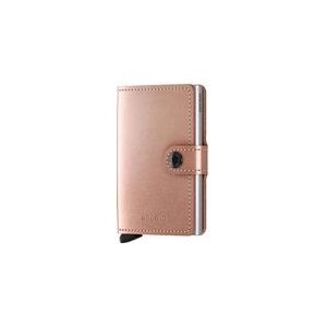 Secrid Mini Wallet Portemonnee Metallic - Rose