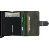 Secrid Mini Wallet Portemonnee Vintage Olive - Black