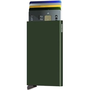 Secrid Kaartbeschermer voor heren, reisaccessoires, kaarthouder in envelopformaat, groen, Small, RFID-portemonnee