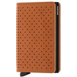 Secrid Slim Wallet Portemonnee Perforated Cognac