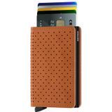 Secrid Slim Wallet Portemonnee Perforated Cognac