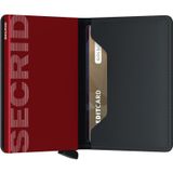 Portemonnee Secrid Slimwallet Matte Black & Red