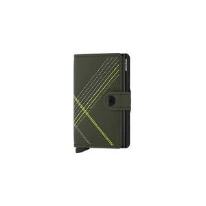 Secrid Mini Wallet Portemonnee Stitch Linea Lime