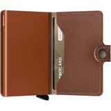 Portemonnee Secrid Miniwallet Saffiano Caramel