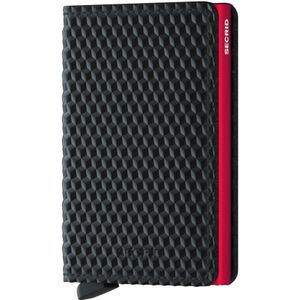 Secrid Slim Wallet Portemonnee Cubic Black - Red