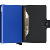 Secrid Mm miniwallet matte black & blue