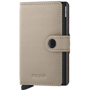 Secrid Pasjeshouder / Kaarthouder Kunstleer Miniwallet Matte Beige