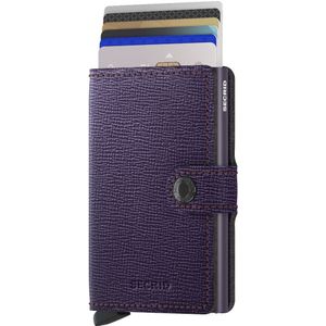 Secrid Miniwallet Portemonnee Crisple purple Dames portemonnee