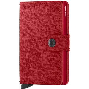 Secrid Pasjeshouder  - RFID - Miniwallet Crisple - rood