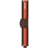 Secrid Uniseks Miniwallet Optical Brown-Orange Reisaccessoires Portemonnee, Talla única, Bruin-oranje, Eén maat