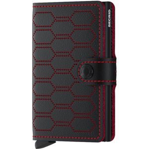Secrid Miniwallet Portemonnee Fuel black & red pasjeshouder