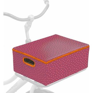 Fietskrat & Hoes M Cerise Dotty