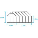 Halls Greenhouses Tuinkas Popular Groen Gecoat