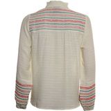 Poools - 413166 - Blouse - Chalk - Katoen