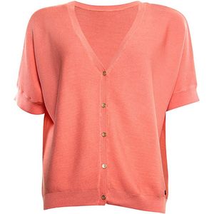 Poools - Vest - Peach - Katoen