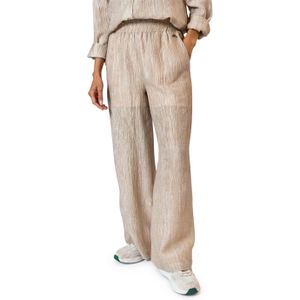 Poools regular waist broek zand