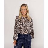 Poools - Tuniek 533158-P3230 - Dames Tuniek - Luipaardprint