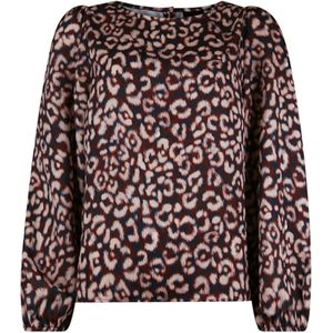 Poools - Tuniek 533158-P3230 - Dames Tuniek - Luipaardprint