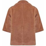 Poools - Faux Fur Jas - Camel