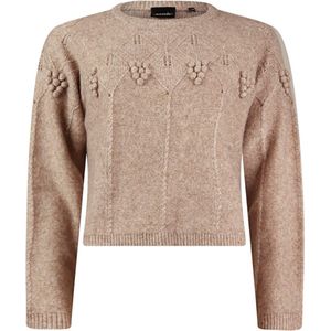 Poools - Pullover - Beige - Gebreide Trui