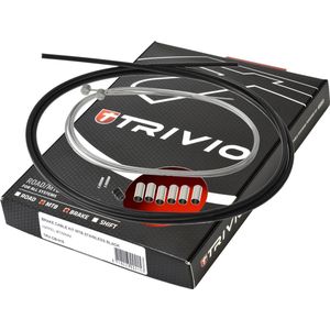 Trivio - MTB Rem Kabelset RVS Compleet Zwart