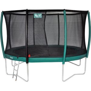 Trampoline Etan Premium Gold Combi Deluxe set - Ø366 cm - inc. Deluxe Veiligheidsnet - Groen - Rond