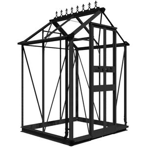 Tuinkas Royal Well Birdlip 44 Zwart 132x148cm nokhoogte 213 cm