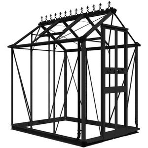 Tuinkas Royal Well Birdlip 64 Zwart 194x148cm, nokhoogte 213 cm