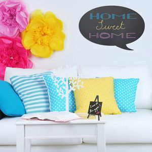 Wandkrijtbord Silhouette - Bubbel - Incl. 1 Krijstift