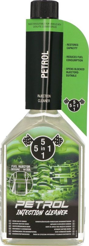 5in1 - Benzine Injectie Reiniger - Brandstoftoevoeging - 500ml