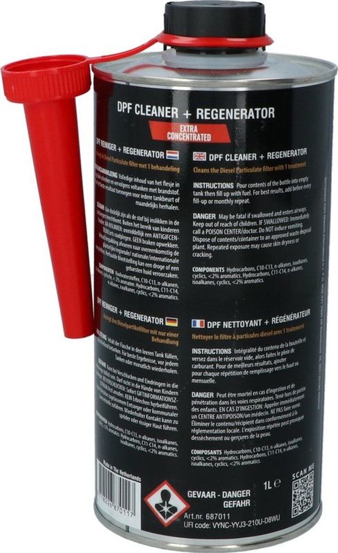 5in1 DPF Reiniger PRO - 1000ml - Diesel Brandstofadditief - Cerium-Oxide