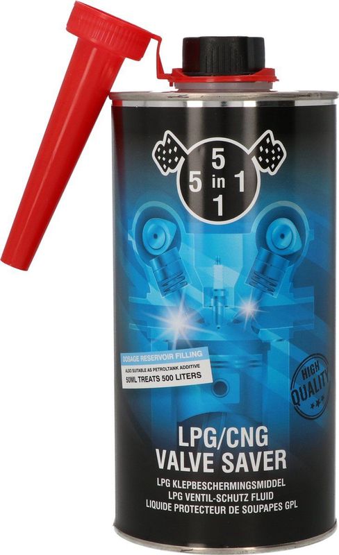 5in1 LPG Valve Saver - 1000ml - Lood Vervangend Smeermiddel