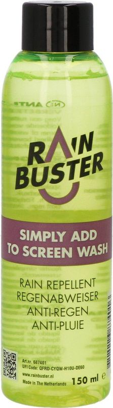 5IN1 Rain Buster - Ruitensproeivloeistof - 150ml - Verbeterd Zicht bij Slecht Weer