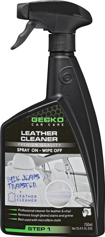Gecko - Leder & Jeans Vlek Reiniger - 750ml - Professionele Reiniging
